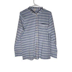 J. Crew Factory Long-Sleeve Knit Pajama Top Size Medium TOP ONLY NWT!